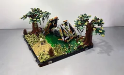 Crashed TIE-Fighter Diorama
