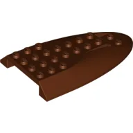 Aircraft Fuselage Curved Aft Section 6 x 10 Top / Reddish Brown