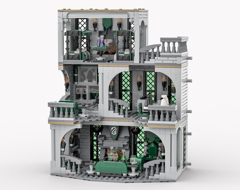 Lego Green House Common Room and Dorm