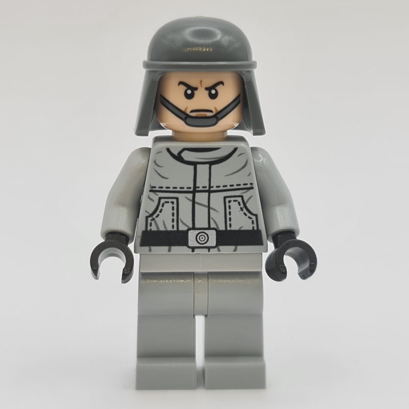 Lego Imperial AT-ST Driver, Plain Helmet, Dual Sided Head
