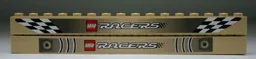 Brick 1 x 16 with Lego Racers Logo Pattern, Both Sides Different (Stickers) - Set 8364