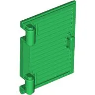 Window 1 x 2 x 3 Shutter with Hinges and Handle / Green