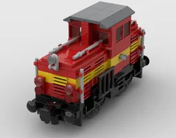 Red Diesel Train