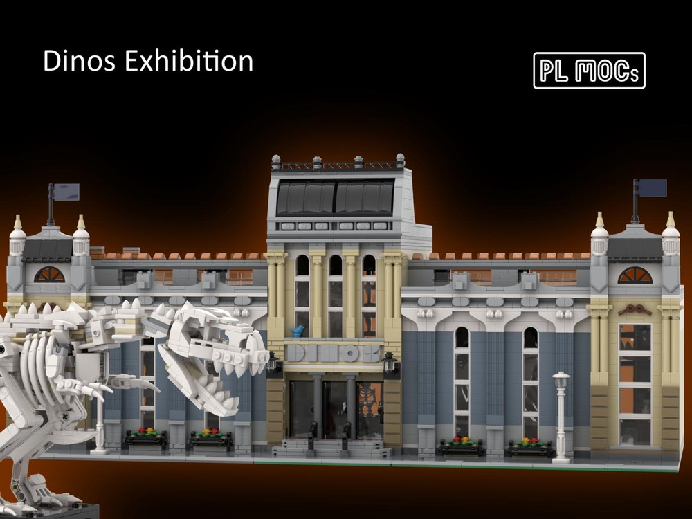 Lego Dinos Exhibition - 10255, 10278 and 21320 Alternative Build