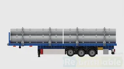 Flat bed trailer