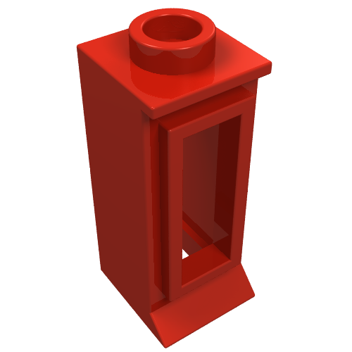Lego Window 1 x 1 x 2, Extended Lip, Hollow Stud [no Glass]