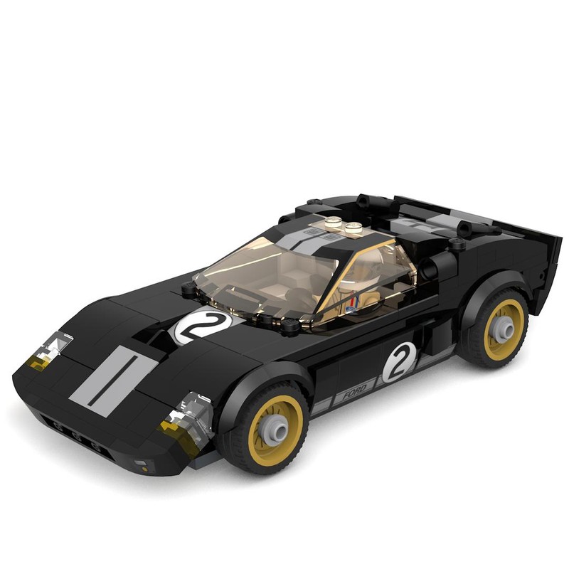 Lego 1966 Ford GT40 in 8 Stud Wide Style