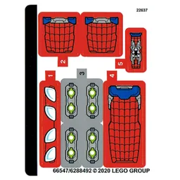 Sticker Sheet for Set 76148-1 / [No Color/Any Color]