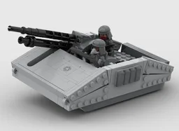 Hovering canon barge