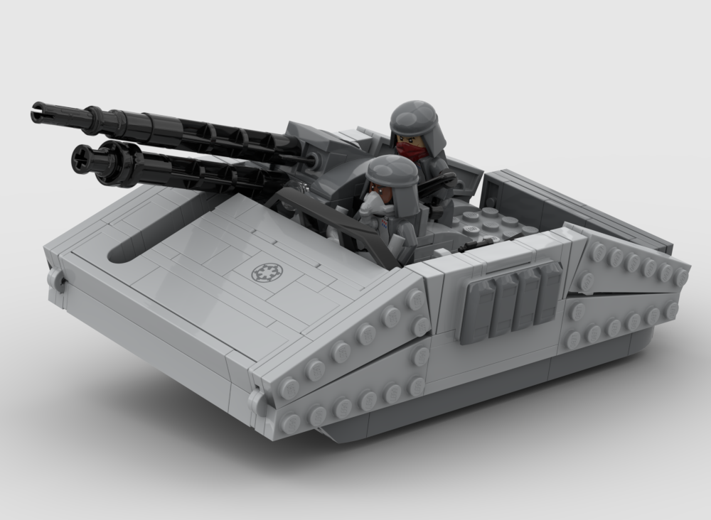 Lego Hovering canon barge