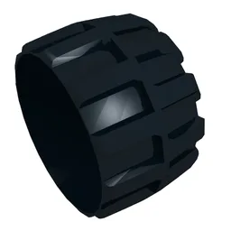 Wheel Hard Plastic Giant (71mm D. x 47mm)