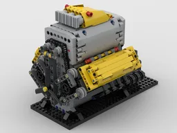 Crossplane V8 with Supercharger & removable Cover
