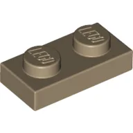 Plate 1 x 2 / Dark Tan