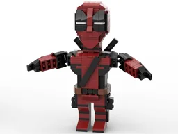 Dead-pool Lego Figure