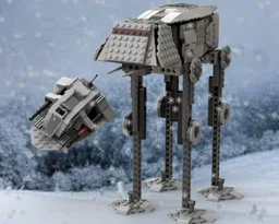 AT-AT and snowspeeder