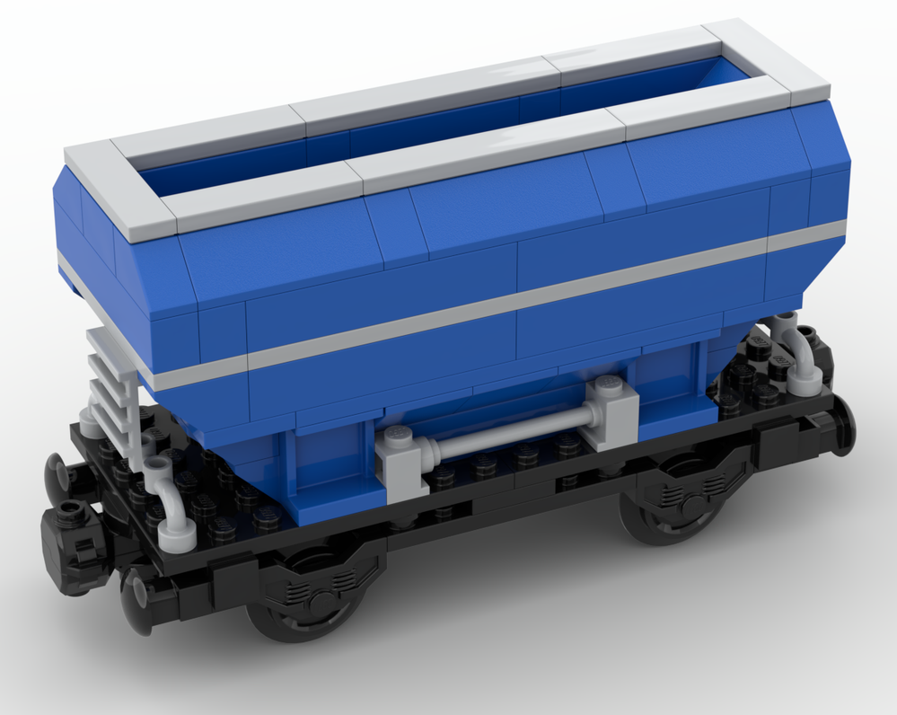 Lego Modernized 4536 Blue Hopper Car mod