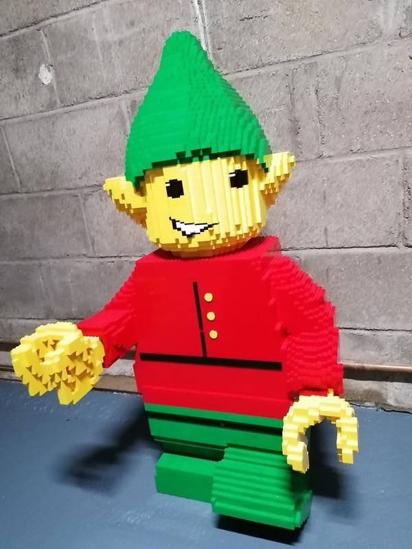 Lego Elf Minifigure Sculpture