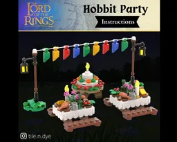 Hobbit Party - LEGO LORD OF THE RINGS MOC INSTRUCTIONS