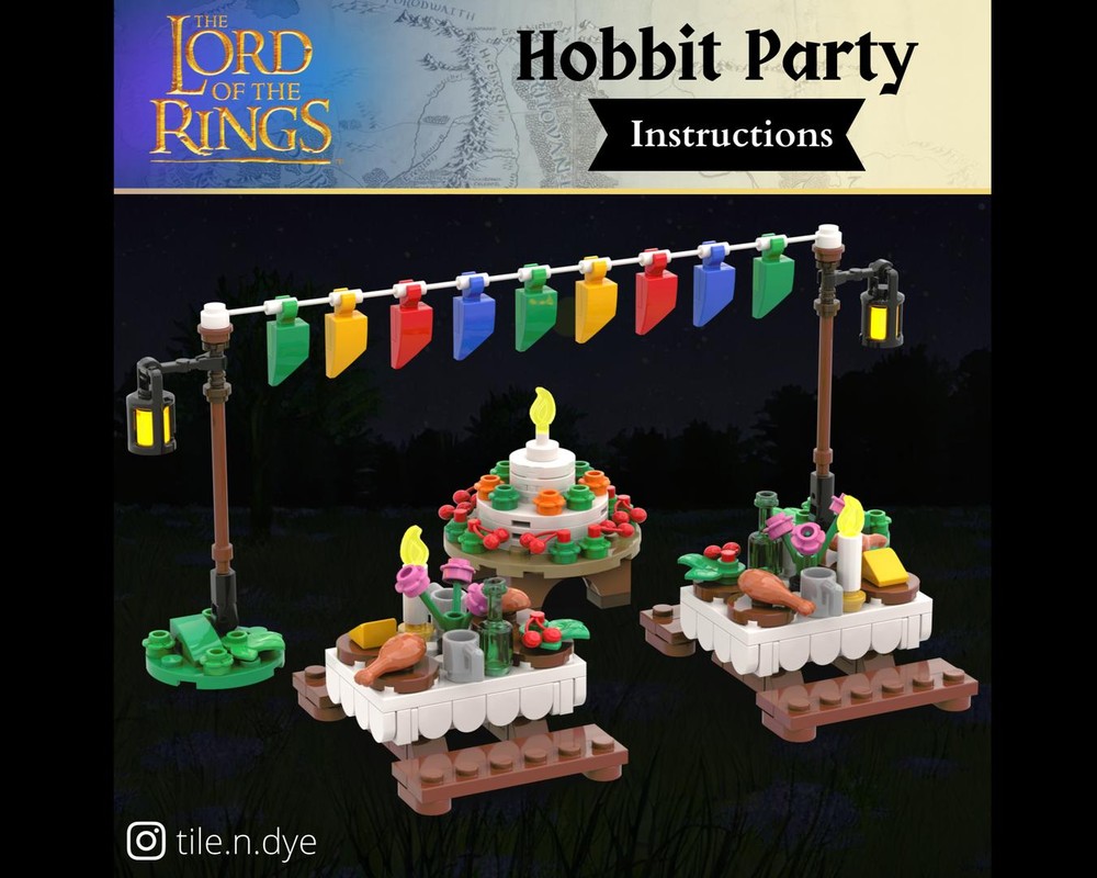 Lego Hobbit Party - LEGO LORD OF THE RINGS MOC INSTRUCTIONS