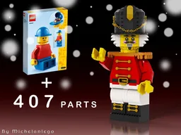 Upscaled Minifigure Nutcracker