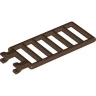 Bar 7 x 3 with Double Clips (Ladder) [Straight Clips] / Brown