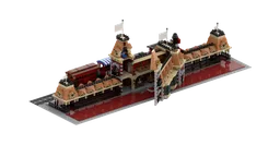 Modified Expanded Disneyland Train Station