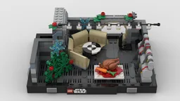 Falcon Holiday Diorama