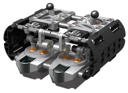 Double 8 Way Compact Remote