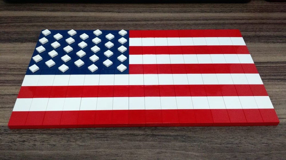 Lego American Flag (smaller version)