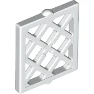 Window Pane Latticed 1 x 2 x 2 / White