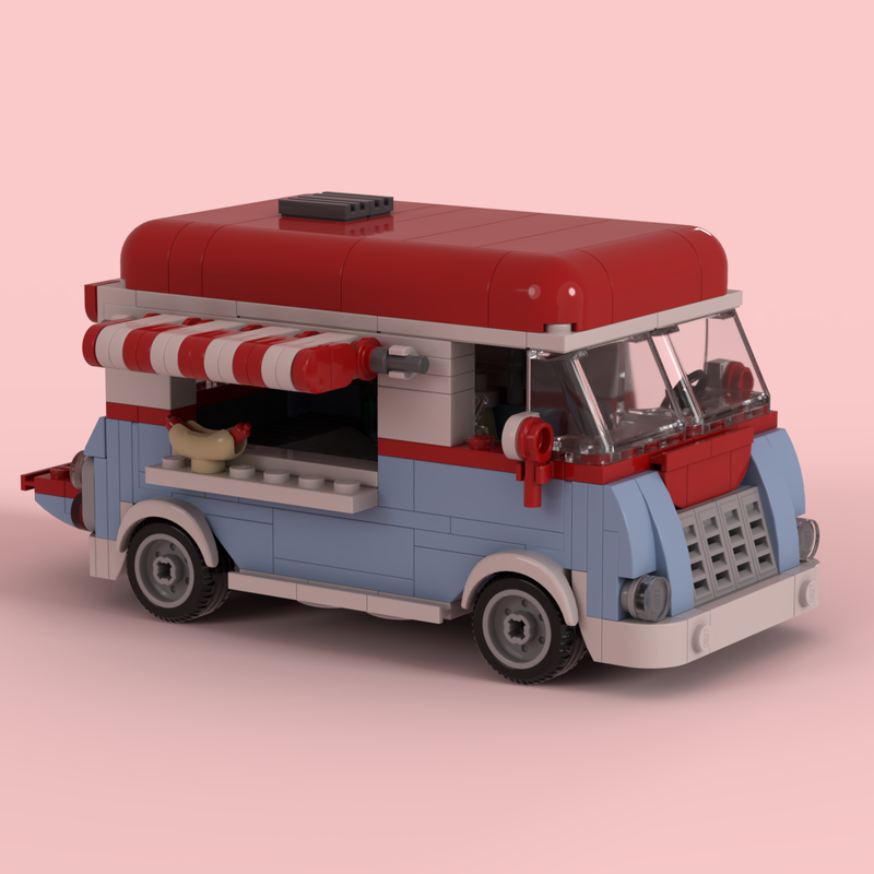 Lego Retro Food Truck 8-Studs Wide
