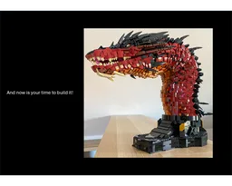 Fire Dragon Bust - inspired