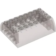 Brick Curved 8 x 6 x 2 Double / Trans-Brown