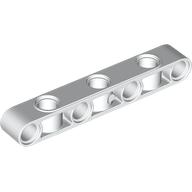 Lego Technic Beam 1 x 7 Thick with Alternating Holes / White