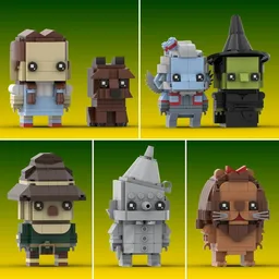 The Wizard of Oz Brickheadz Collection