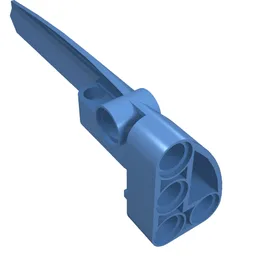 Technic Panel Fairing #5 Long Smooth, Side A / Medium Blue