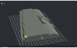 plane wing with extending flaps