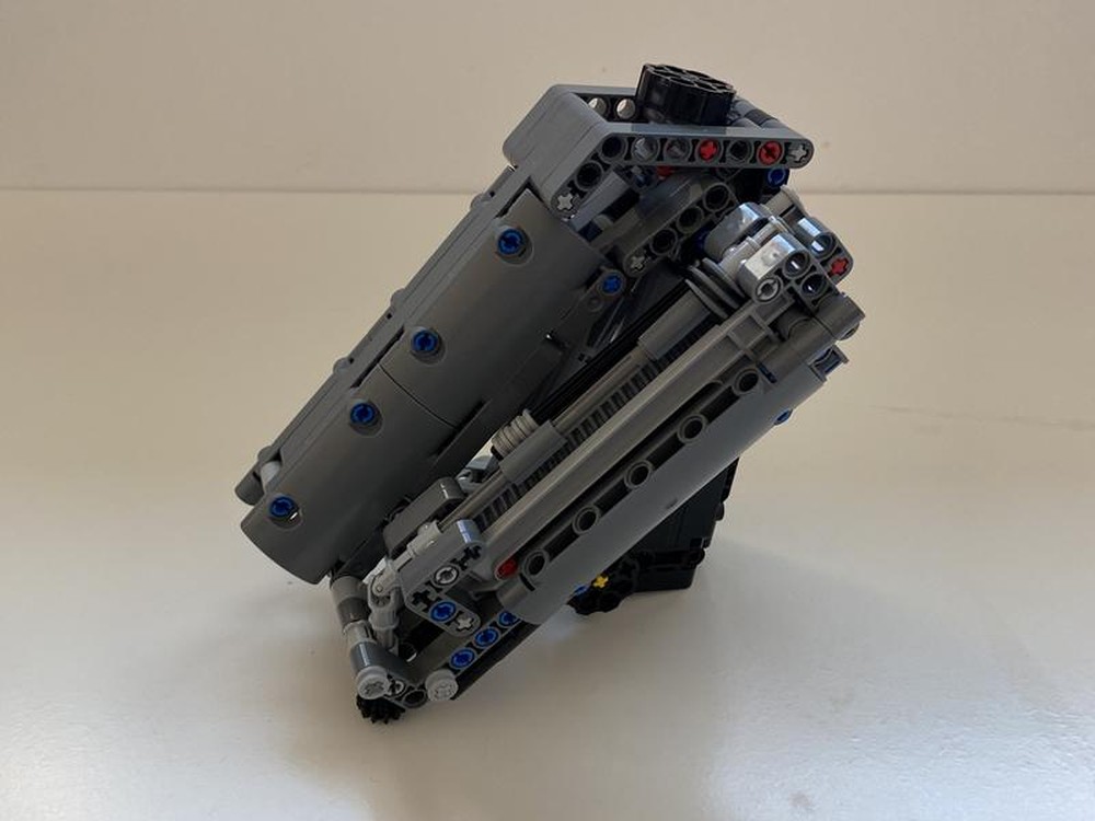 Lego Truck and Trailer Foldable Crane