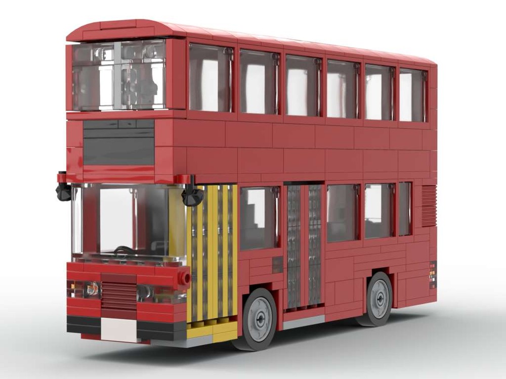 Lego Leyland Olympian British Double Decker Bus - London Transport
