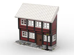 Winter Village house