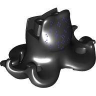 Lego Lower Body Sea Witch with Tentacles (Ursula) with Dark Purple Spots print / Black
