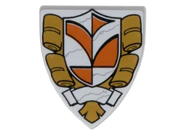 Shield Triangular with Town Hall Print