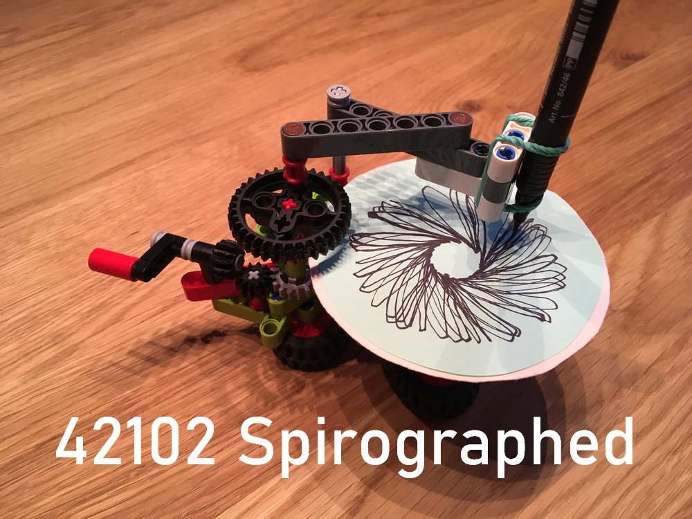 Lego 42102 Spirographed