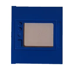 Duplo Oven Door with Glass 3 x 3.5 / Blue