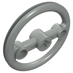 Technic Steering Pulley Large / Light Gray