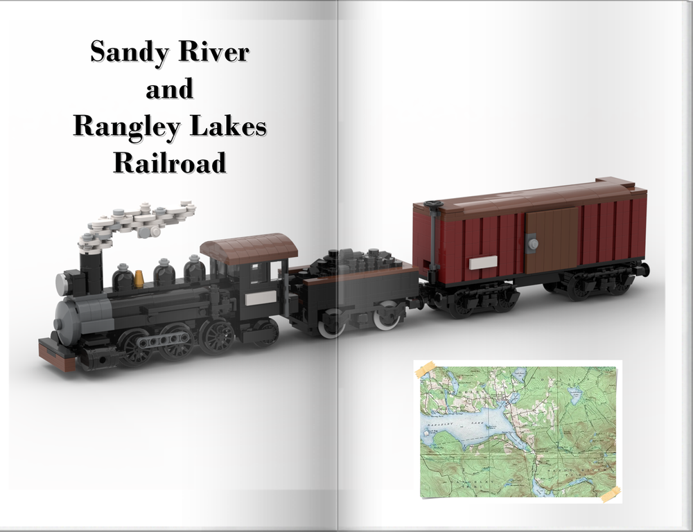 Lego Sandy River and Rangley Lakes Baldwin 0-6-2