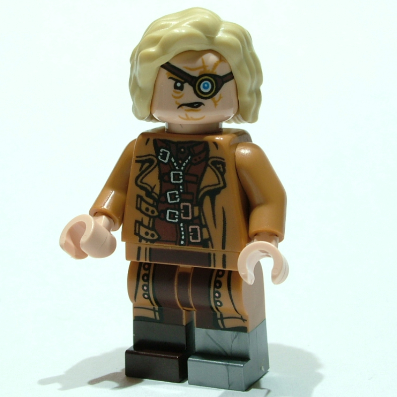 Lego Alastor Mad-Eye Moody, Odd Legs, Medium Nougat Coat