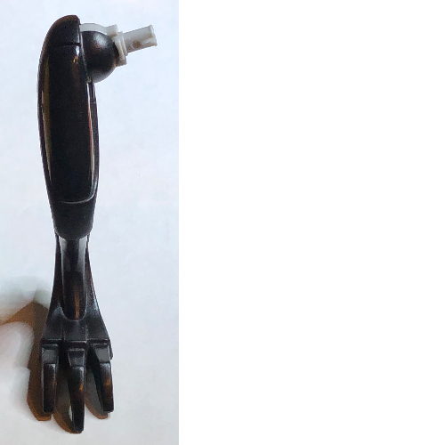 Lego Animal Body Part, Dinosaur, Raptor Leg, Right / Black
