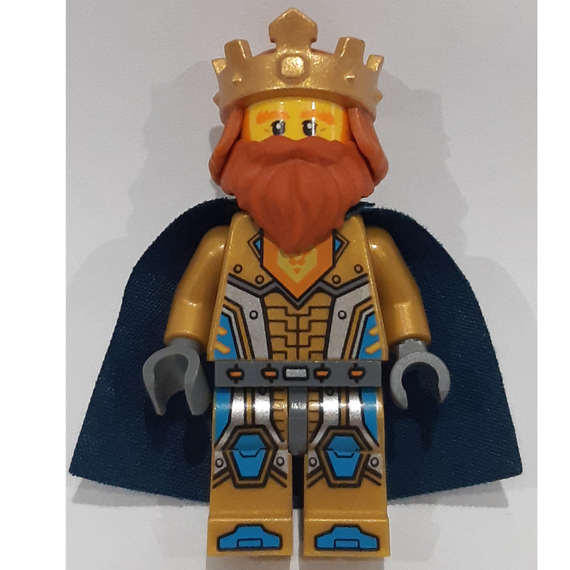 Lego King Halbert in Gold Outfit