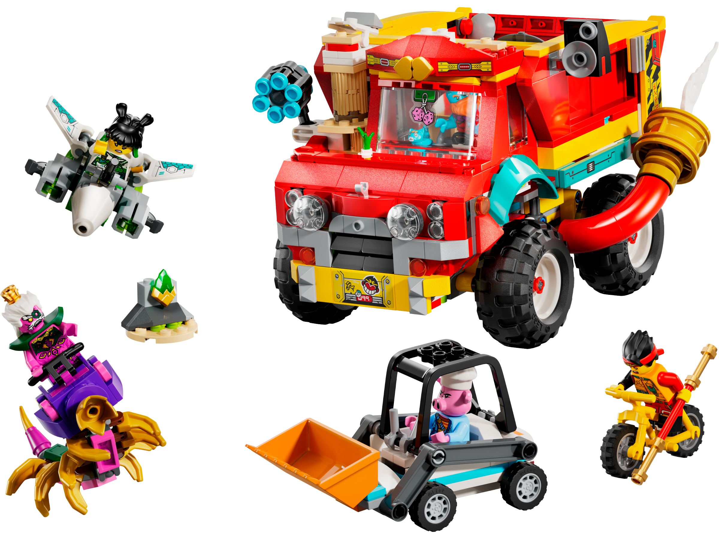 Lego Monkie Kid's Team Power Truck